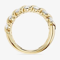 Limited Quantities! (F / Si1) Womens 3.5MM 2 CT. T.W. Lab Grown White Diamond 14K Gold Over Silver Band