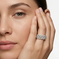 Limited Quantities! (F / Si1) Womens 2MM 1 CT. T.W. Lab Grown White Diamond Sterling Silver Band