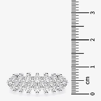 Limited Quantities! (F / Si1) Womens 1 CT. T.W. Lab Grown White Diamond Sterling Silver Band