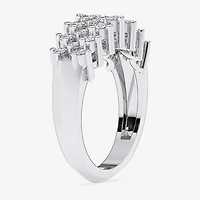 Limited Quantities! (F / Si1) Womens 1 CT. T.W. Lab Grown White Diamond Sterling Silver Band