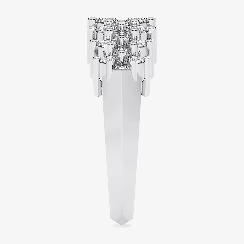 Limited Quantities! (F / Si1) Womens 1 CT. T.W. Lab Grown White Diamond Sterling Silver Band