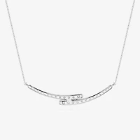 Limited Quantities! (F / Si1) Womens 1 CT. T.W. Lab Grown White Diamond Sterling Silver 18 Inch Pendant Necklace