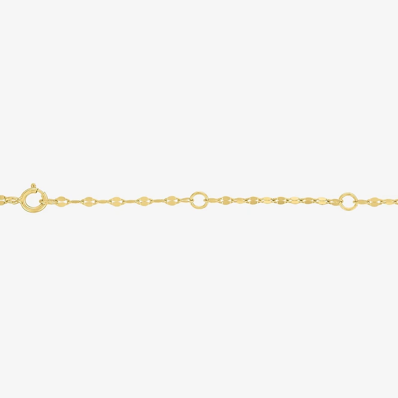 Gemstone 14K Gold Over Silver Round 18 Inch Pendant Necklace
