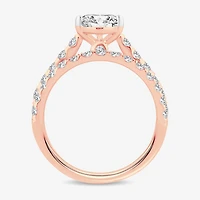 (H-I / SI1-SI2) Signature By Modern Bride Womens 2 CT. T.W. Lab Grown White Diamond 14K Gold  Pear Bridal Set