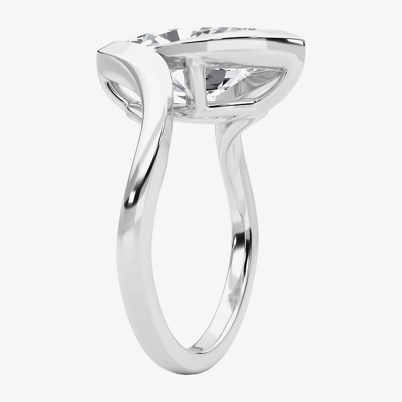 Grown Gorgeous (F / Vs2) Womens 2 1/4 CT. Lab White Diamond 14K Gold Marquise Solitaire Engagement Ring
