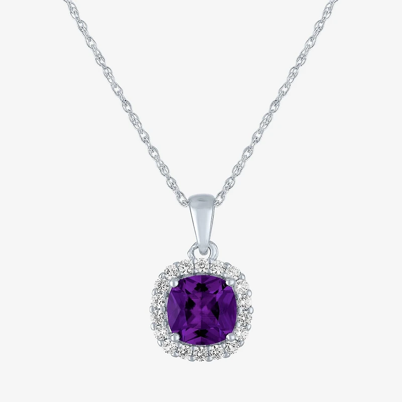 Gemstone Pure Silver Over Brass 2-pc. Jewelry Set
