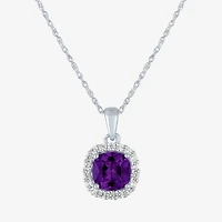 Gemstone Pure Silver Over Brass 2-pc. Jewelry Set