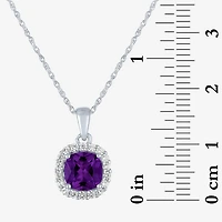 Gemstone Pure Silver Over Brass 2-pc. Jewelry Set