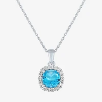 Gemstone Pure Silver Over Brass 2-pc. Jewelry Set