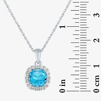 Gemstone Pure Silver Over Brass 2-pc. Jewelry Set