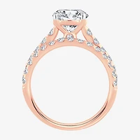 Signature By Modern Bride (H-I / Si1-Si2) Womens 2 CT. T.W. Lab Grown White Diamond 14K Gold Round Bridal Set