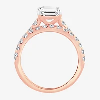 (H-I / SI1-SI2) Signature By Modern Bride Emerald Cut Womens 2 CT. T.W. Lab Grown White Diamond Bridal Set 14K Gold