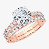 (H-I / SI1-SI2) Signature By Modern Bride Womens 2 1/2 CT. TW. Lab Grown White Diamond 14K Gold Round Bridal Set