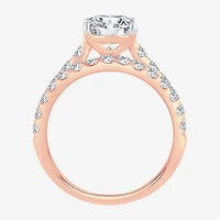 Signature By Modern Bride (F-G/ Vs2-Si1) Womens 2 1/2 CT. T.W. Lab Grown White Diamond 14K Gold Oval Side Stone Bridal Set