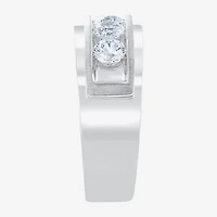 (H-I / I1) Mens 1 1/2 CT. T.W. Lab Grown White Diamond 10K Gold Wedding Band