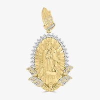 1/2 CT. (I / I2-I3) White Diamond 10K Gold Charm