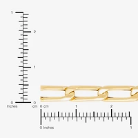 Made in Italy Unisex Adult 10K Gold 18 Inch Link Chain Necklace