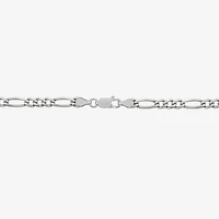 Made in Italy Unisex Adult Sterling Silver 22 Inch Figaro Chain Necklace