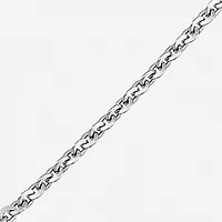 Made in Italy Unisex Adult Sterling Silver 18 Inch Cable Chain Necklace