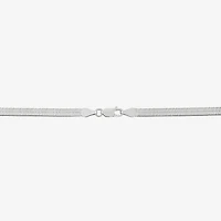 Made in Italy Womens Sterling Silver 20 Inch Herringbone Chain Necklace