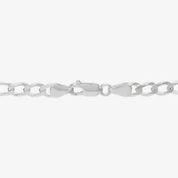 Made in Italy Womens Sterling Silver Inch Figaro Chain Necklace