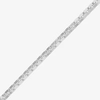 Made in Italy Unisex Adult Sterling Silver Inch Box Chain Necklace
