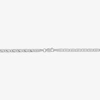 Made in Italy Womens Sterling Silver Inch Valentino Chain Necklace