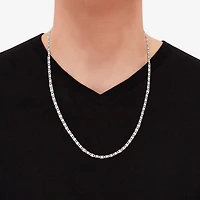 Made in Italy Womens Sterling Silver Inch Valentino Chain Necklace