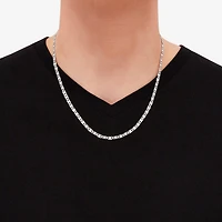 Made in Italy Womens Sterling Silver Inch Valentino Chain Necklace