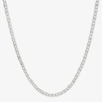 Made in Italy Womens Sterling Silver 24 Inch Valentino Chain Necklace
