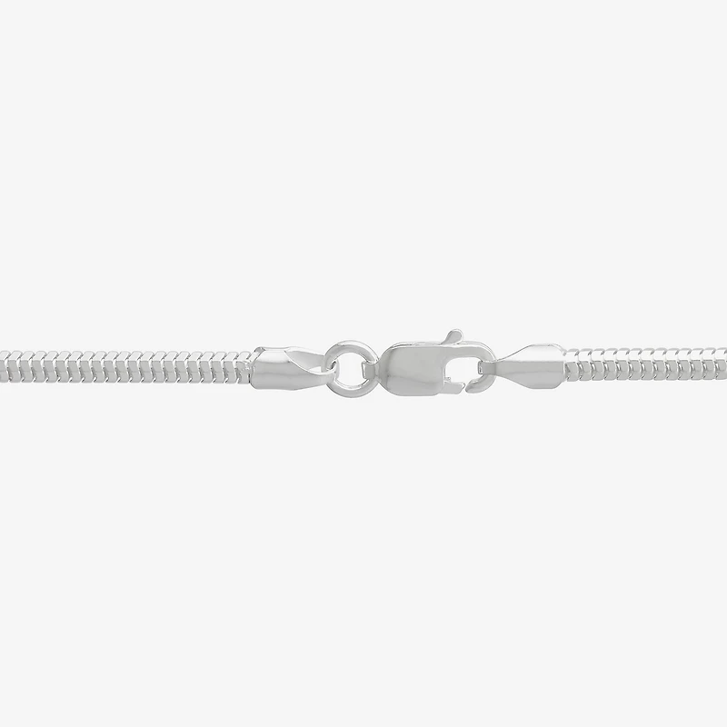 Made in Italy Mens Sterling Silver 18 Inch Snake Chain Necklace