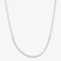 Made in Italy Mens Sterling Silver 18 Inch Snake Chain Necklace