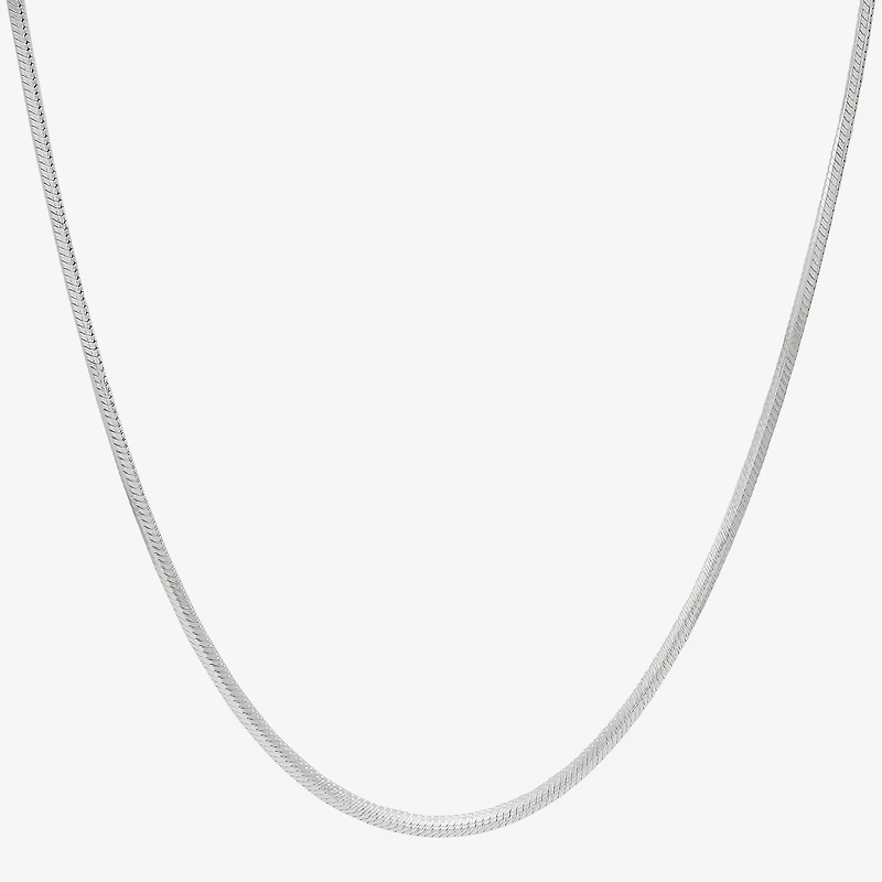 Made in Italy Womens Sterling Silver 20 Inch Snake Chain Necklace