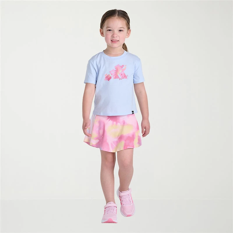adidas Little Girls 2-pc. Skort Set