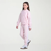 adidas Big Kid Girls Long Sleeve Fleece Active Hoodie