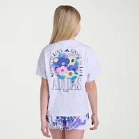 adidas Big Kid Girls Crew Neck Short Sleeve Active T-Shirt