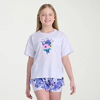 adidas Big Kid Girls Crew Neck Short Sleeve Active T-Shirt