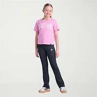 adidas Big Kid Girls Crew Neck Short Sleeve Regular Fit Graphic T-Shirt