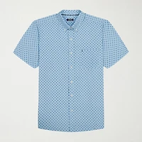 IZOD Breeze Mens Short Sleeve Classic Fit Big and Tall Button-Down Shirt