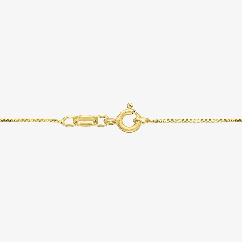 Womens Genuine Yellow Citrine 14K Gold Over Brass 16 Inch Pendant Necklace