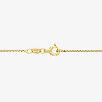 Womens Genuine Yellow Citrine 14K Gold Over Brass 16 Inch Pendant Necklace