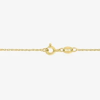 Womens Lab Created Blue Sapphire 14K Gold Over Brass 16 Inch Pendant Necklace