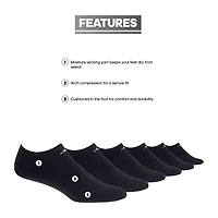 adidas Cushioned Womens 6 Pair No Show Socks