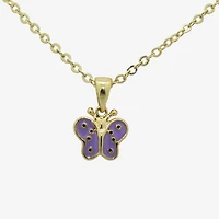 Girls 10K Gold Over Brass Butterfly 3-pc. Jewelry Set