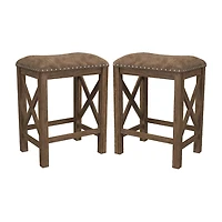 Willow 2-pc. Counter Height Bar Stool