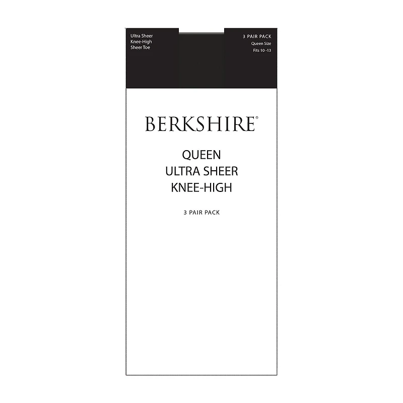 Berkshire Hosiery Ultra Sheer Plus 3-pc. Knee Highs