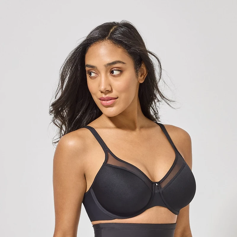 Bali One Smooth U® Ultra Light Convertible Full Coverage T-Shirt Underwire Bra 3439