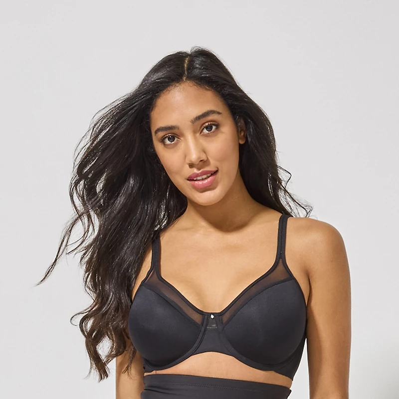 Bali One Smooth U® Ultra Light Convertible Full Coverage T-Shirt Underwire Bra 3439
