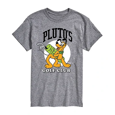 Mens Short Sleeve Pluto Graphic T-Shirt