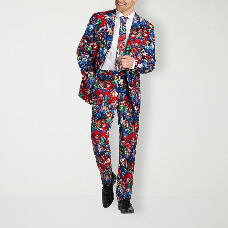 Opposuits Dc Comics Mens 3-pc. Suit Set